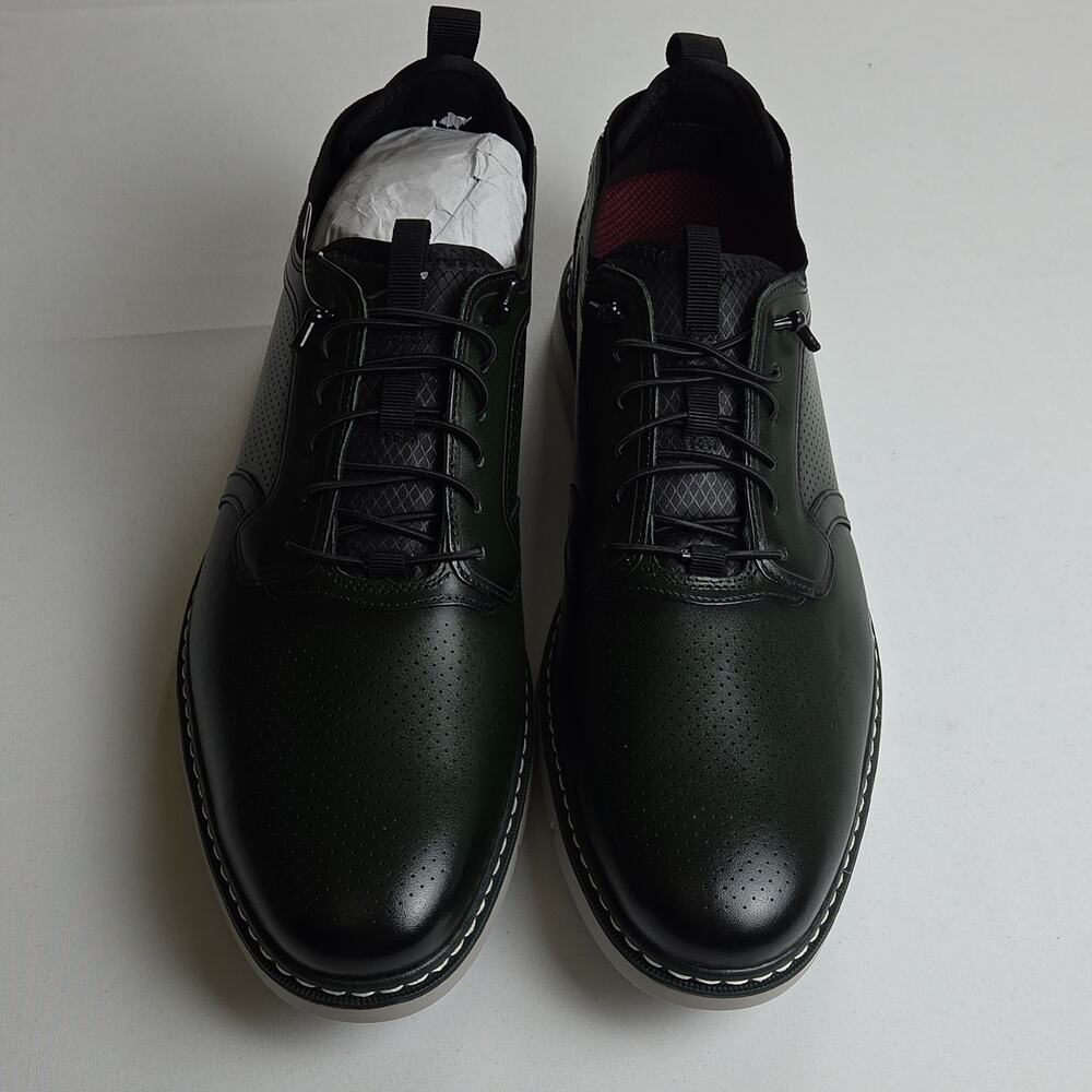 Stacy Adams SYNC Leather Golf Sneaker Shoes Green Men's 10.5 M
